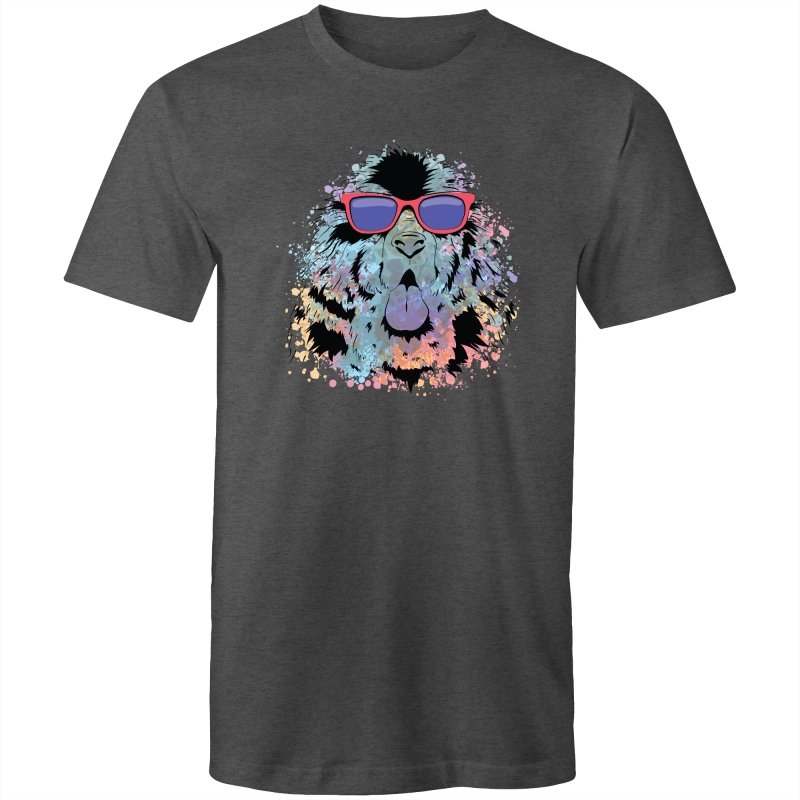 Men's Abstract Dog And Sunglasses T-shirt