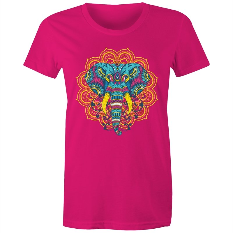 Women's Mandala Elephant T-shirt