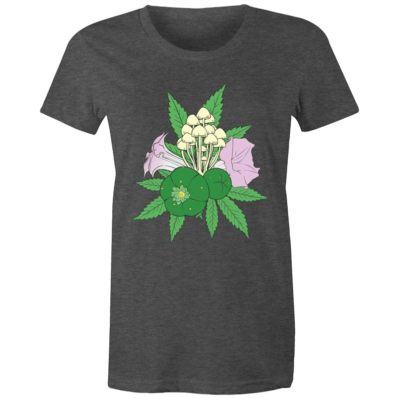 Women's Psychedelic Plants T-shirt