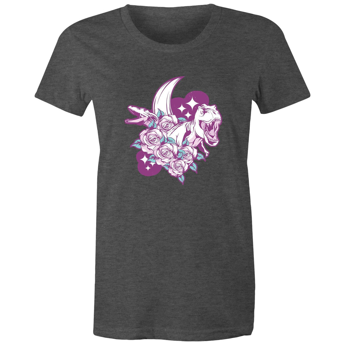 Women's Floral Dinosaurs T-shirt