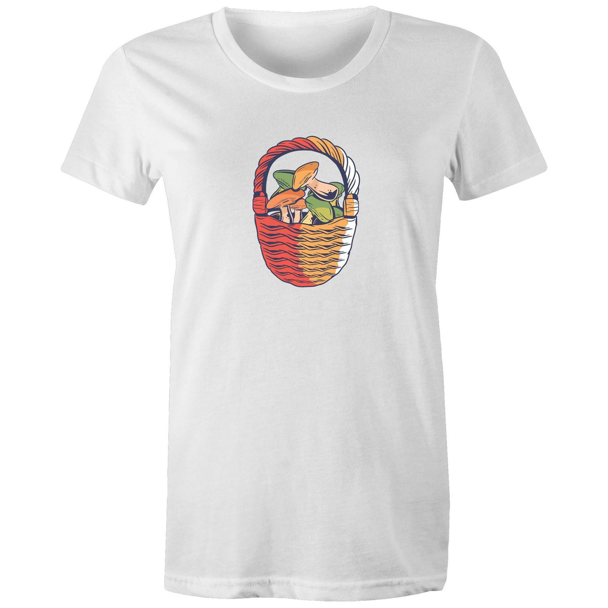 Women's Mushroom Basket T-shirt