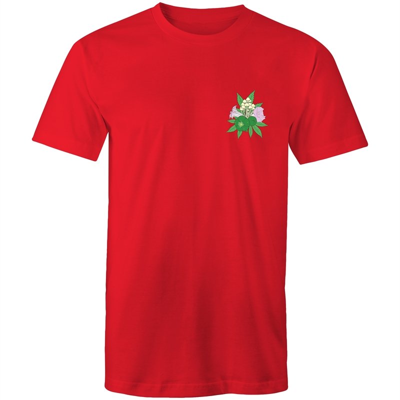 Men's Psychedelic Plant Pocket T-shirt