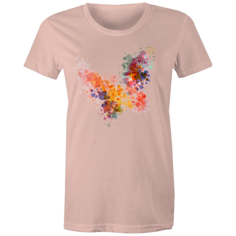 Women's Watercolour Butterfly T-shirt
