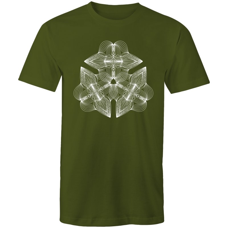Men's Abstract Geometric Graphic Tee