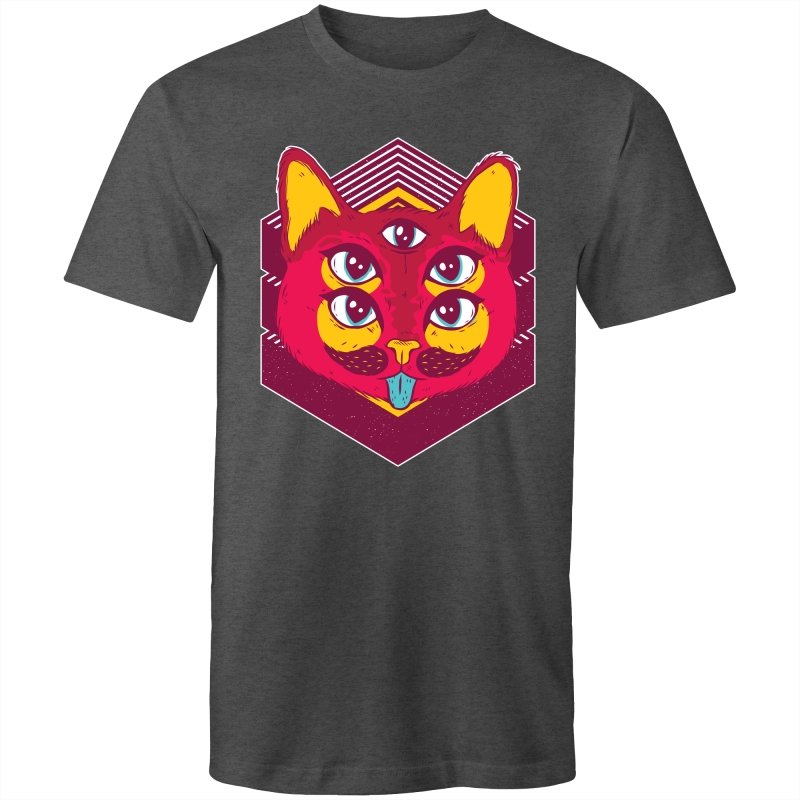 Men's Psychedelic Cat Eyes T-shirt