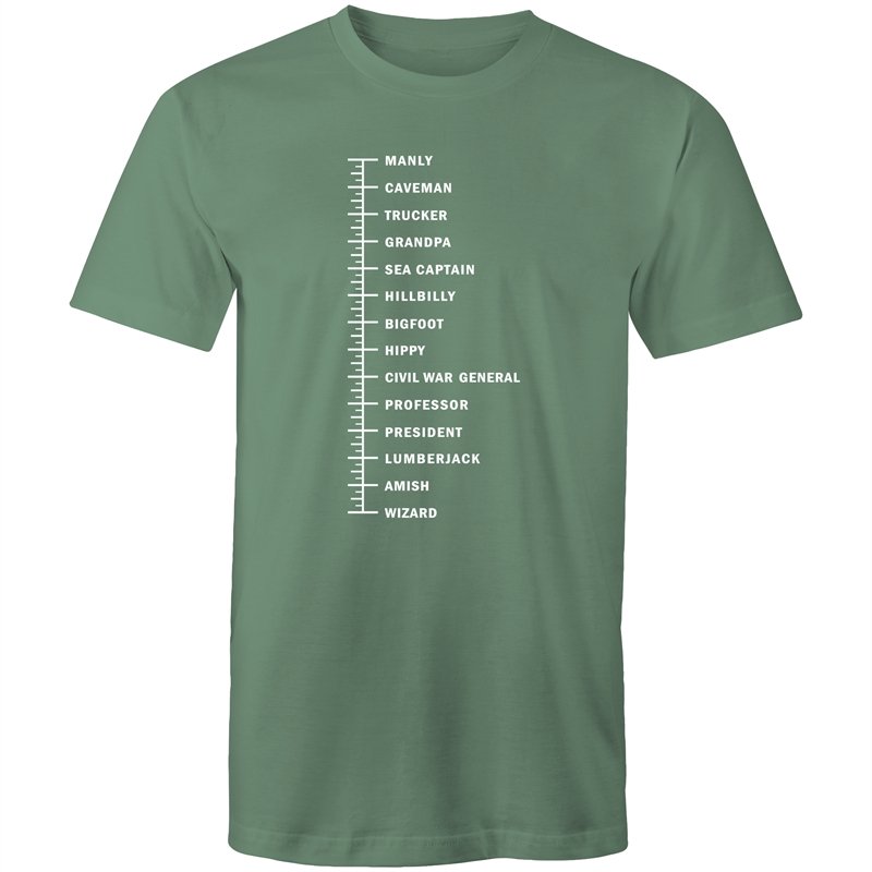 Men's Beard Length T-shirt