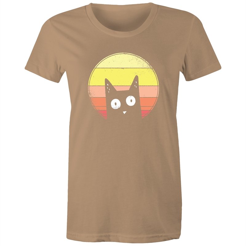 Women's Curious Cat T-shirt