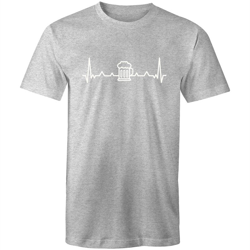 Men's Beer Heart Beat T-shirt