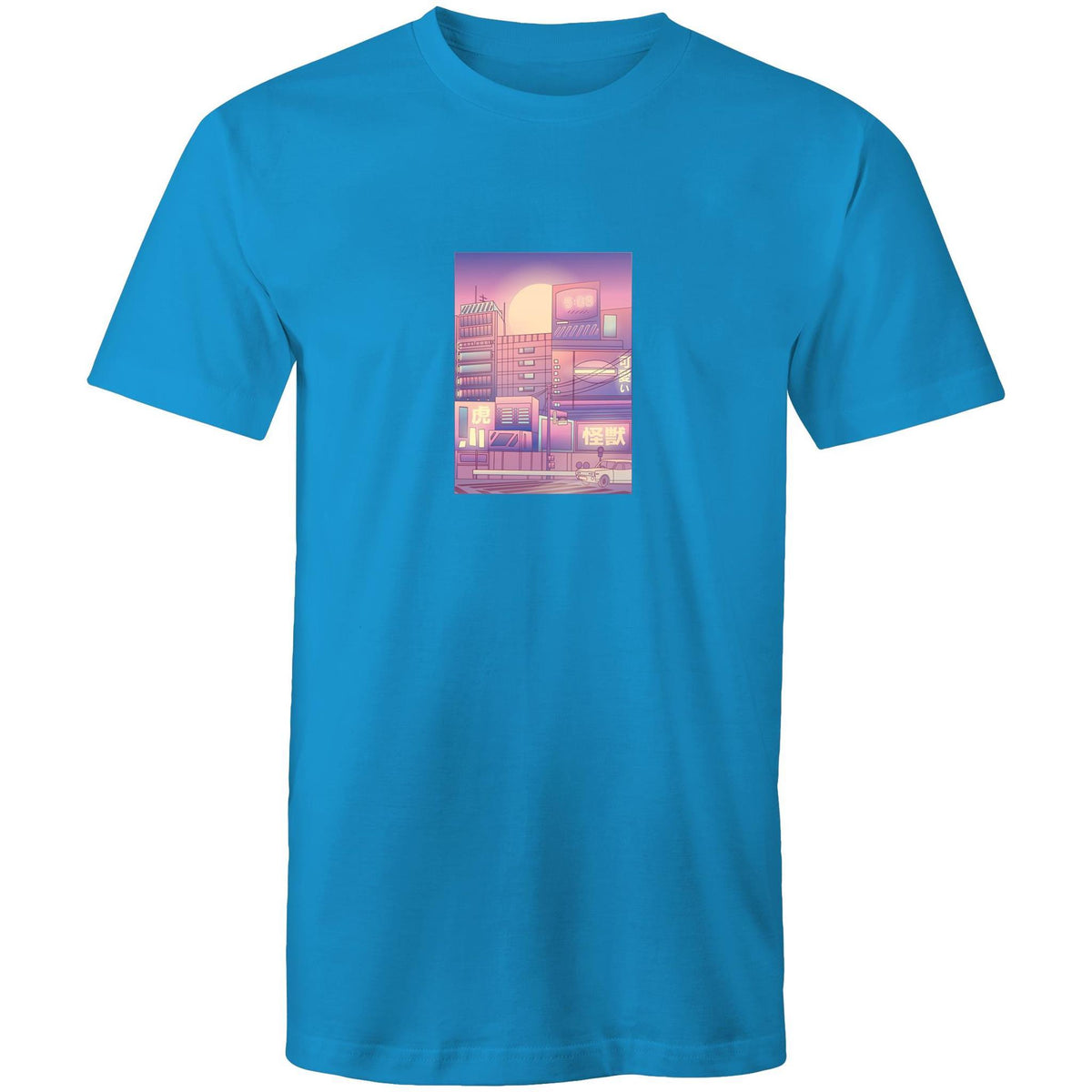 Men's Vaporwave City T-shirt - The Hippie House