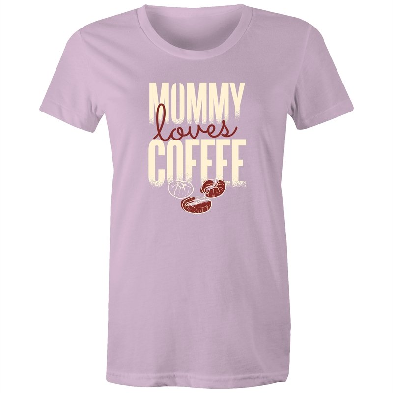 Women's Mummy Loves Coffee T-shirt