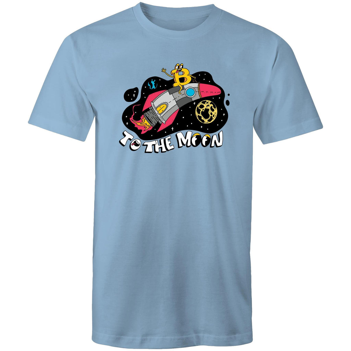 Men's Bitcoin Rocket T-shirt