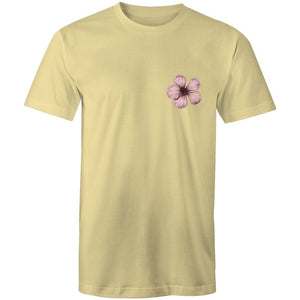 Men's Hibiscus Flower Pocket Tee