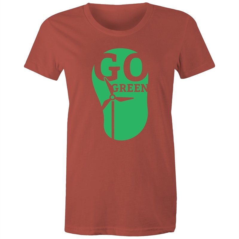 Women's Go Green Environmental T-shirt