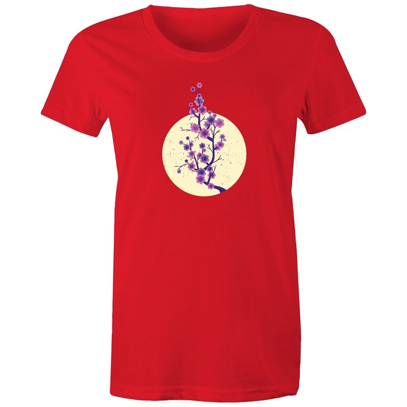 Women's Japanese Flower T-shirt