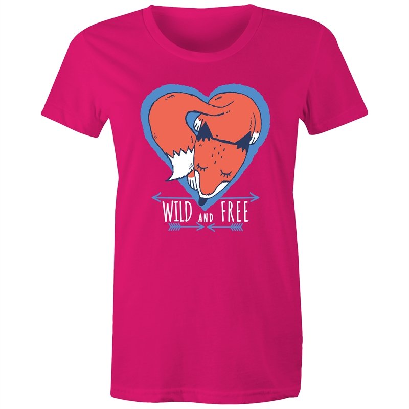 Women's Cute Wild And Free T-shirt