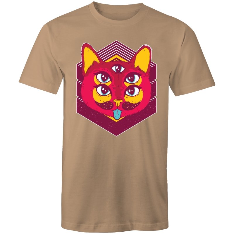 Men's Psychedelic Cat Eyes T-shirt
