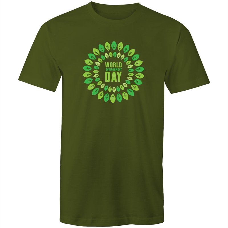 Men's Leaf Environment Day T-shirt