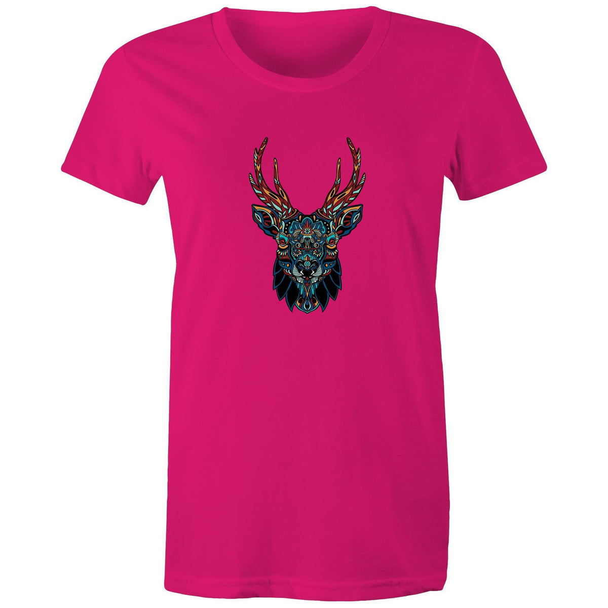 Women's Mandala Moose T-shirt