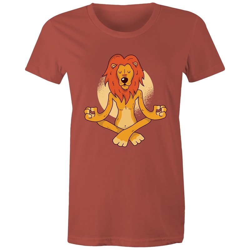 Women's Meditating Lion T-shirt