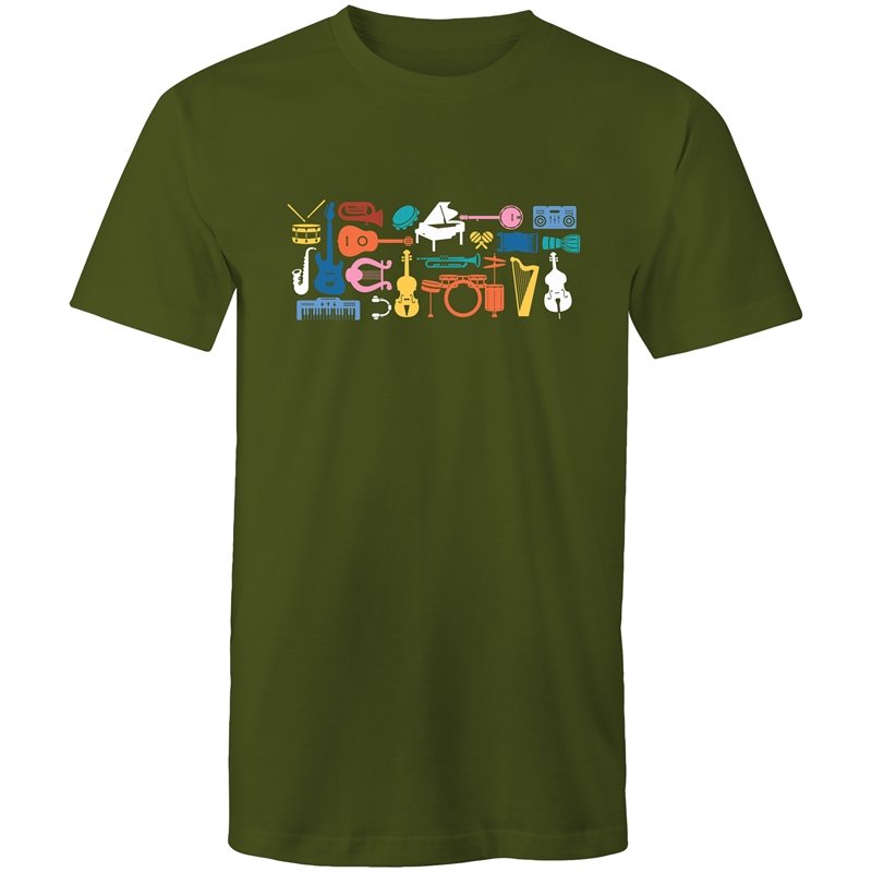 Men's Music Instrument Set T-shirt