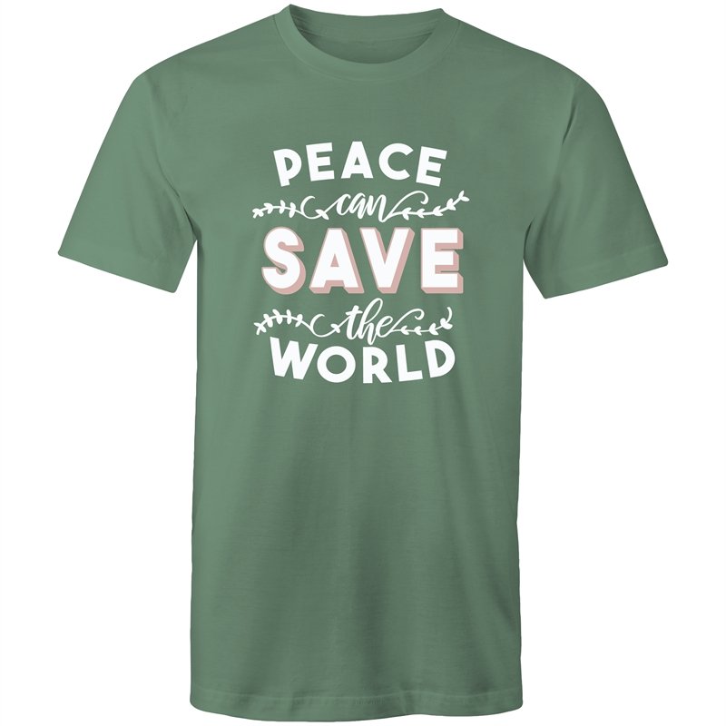 Men's Peace Can Save The World T-shirt