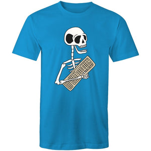 Men's Skeleton Keyboard Graphic T-shirt