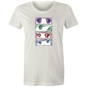 Women's Anime Girl Eyes T-shirt
