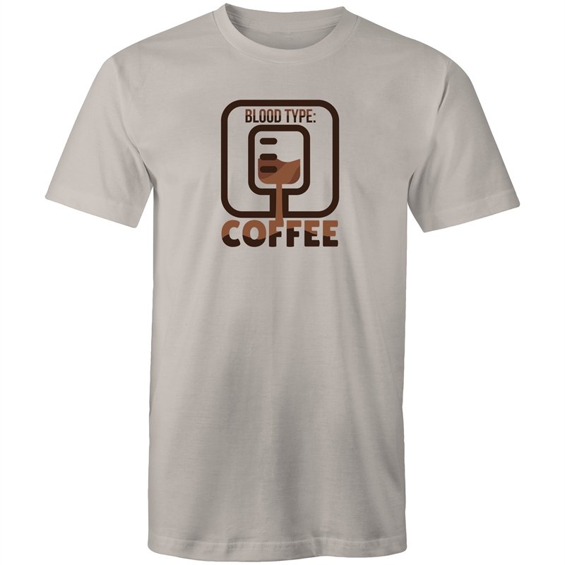 Men's Coffee Blood Type T-shirt