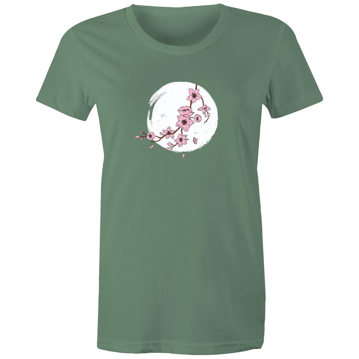Women's Cherry Blossom Moon T-shirt