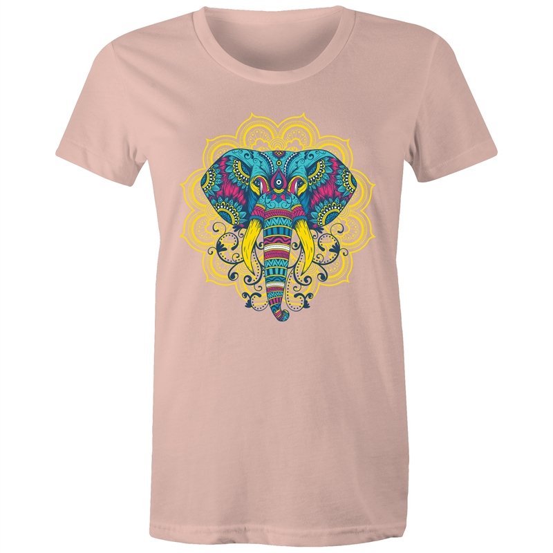 Women's Mandala Elephant T-shirt