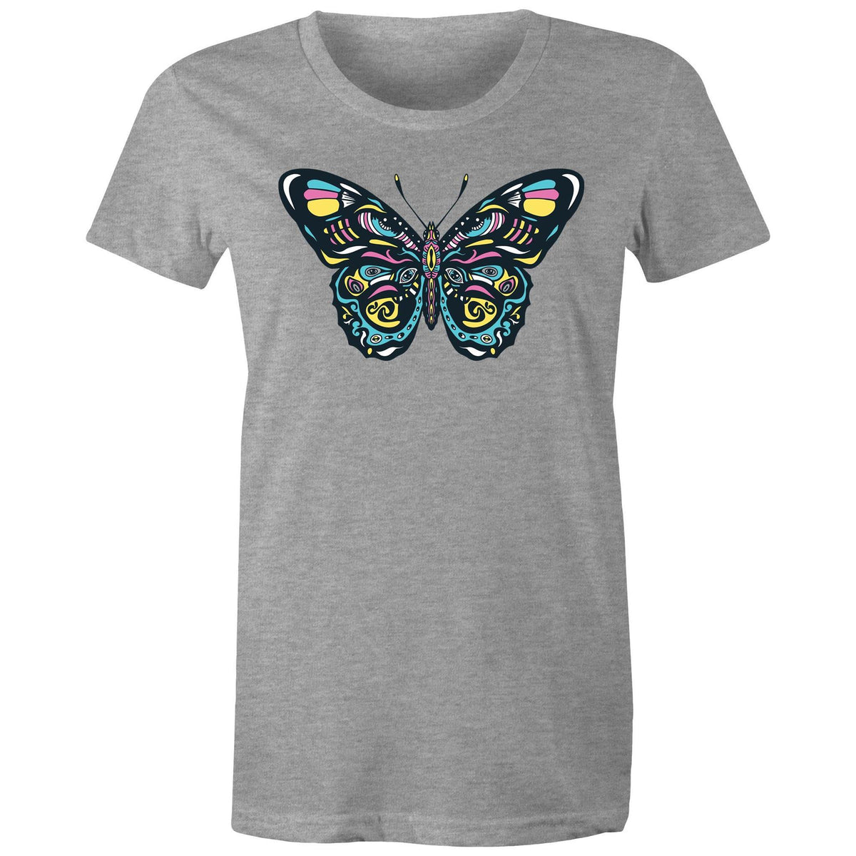 Women's Psychedelic Butterfly T-shirt