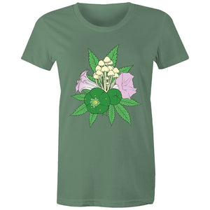 Women's Psychedelic Plants T-shirt