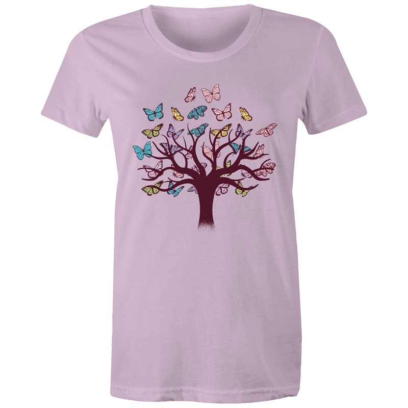 Women's Butterfly Tree Of Life T-shirt