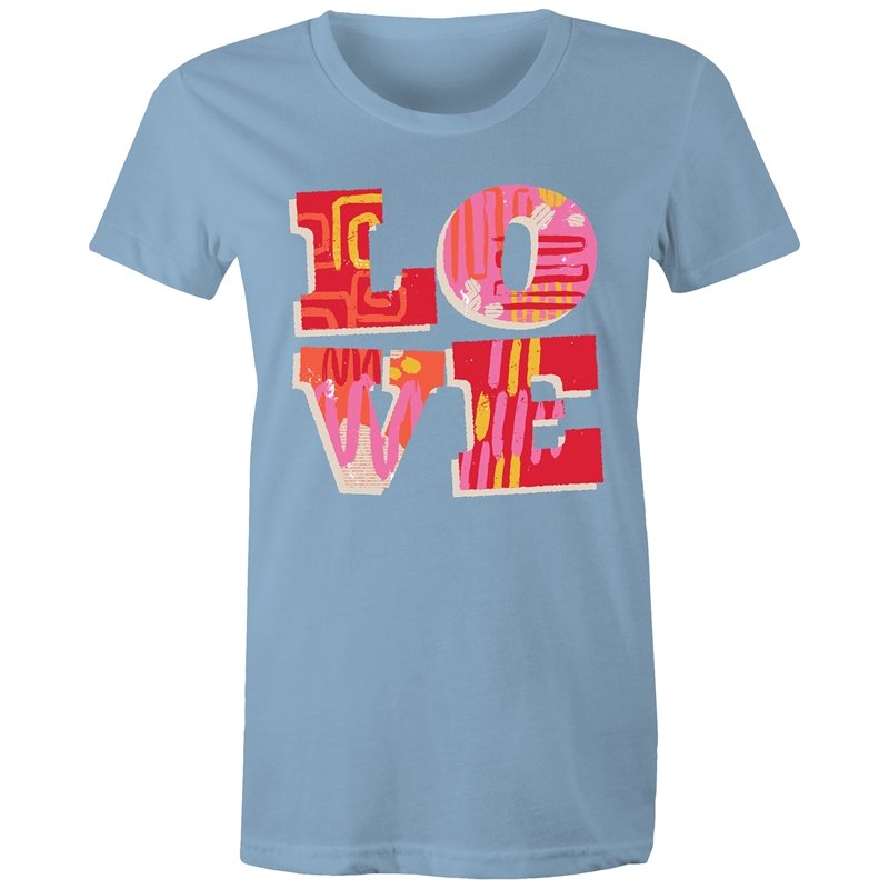 Women's Abstract Love T-shirt