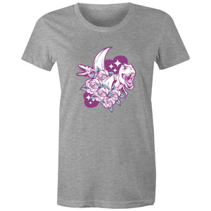 Women's Floral Dinosaurs T-shirt