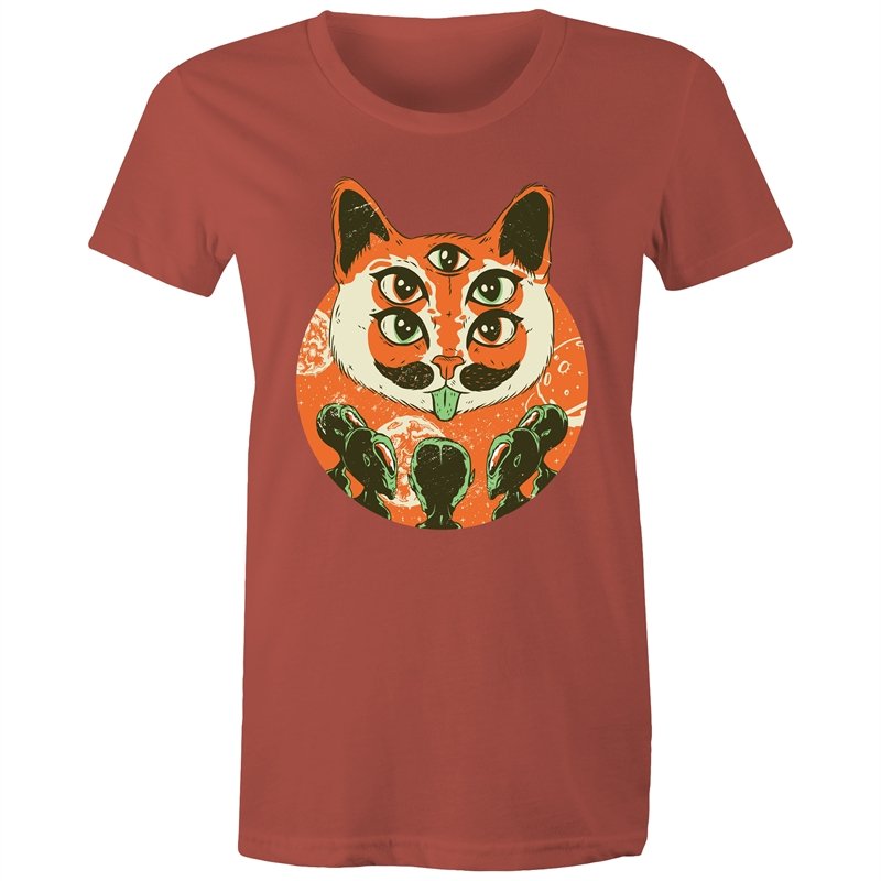 Women's Trippy Cat T-shirt