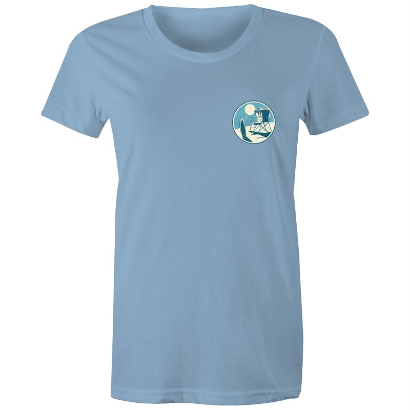Women's Beach Logo Pocket T-shirt