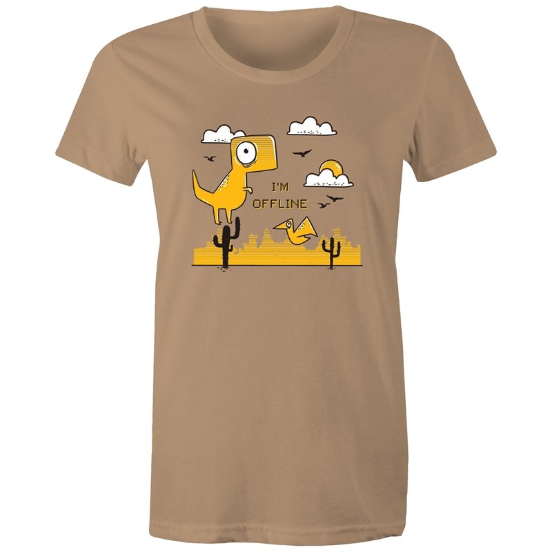 Women's Funny I'm Offline T-shirt