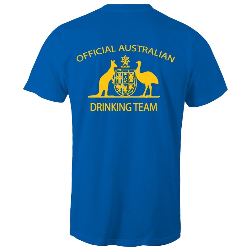 Men's Official Australian Drinking Team T-shirt