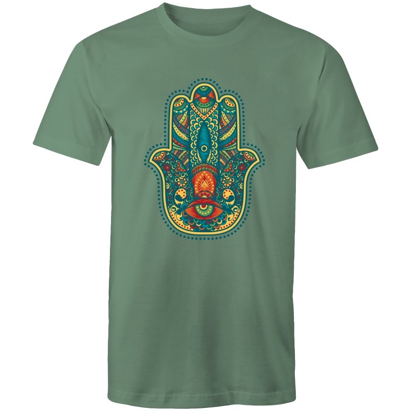 Men's Green Hamsa T-shirt
