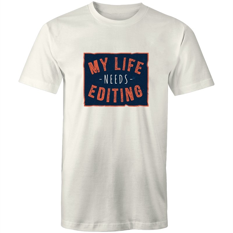 Men's My Life Needs Editing T-shirt