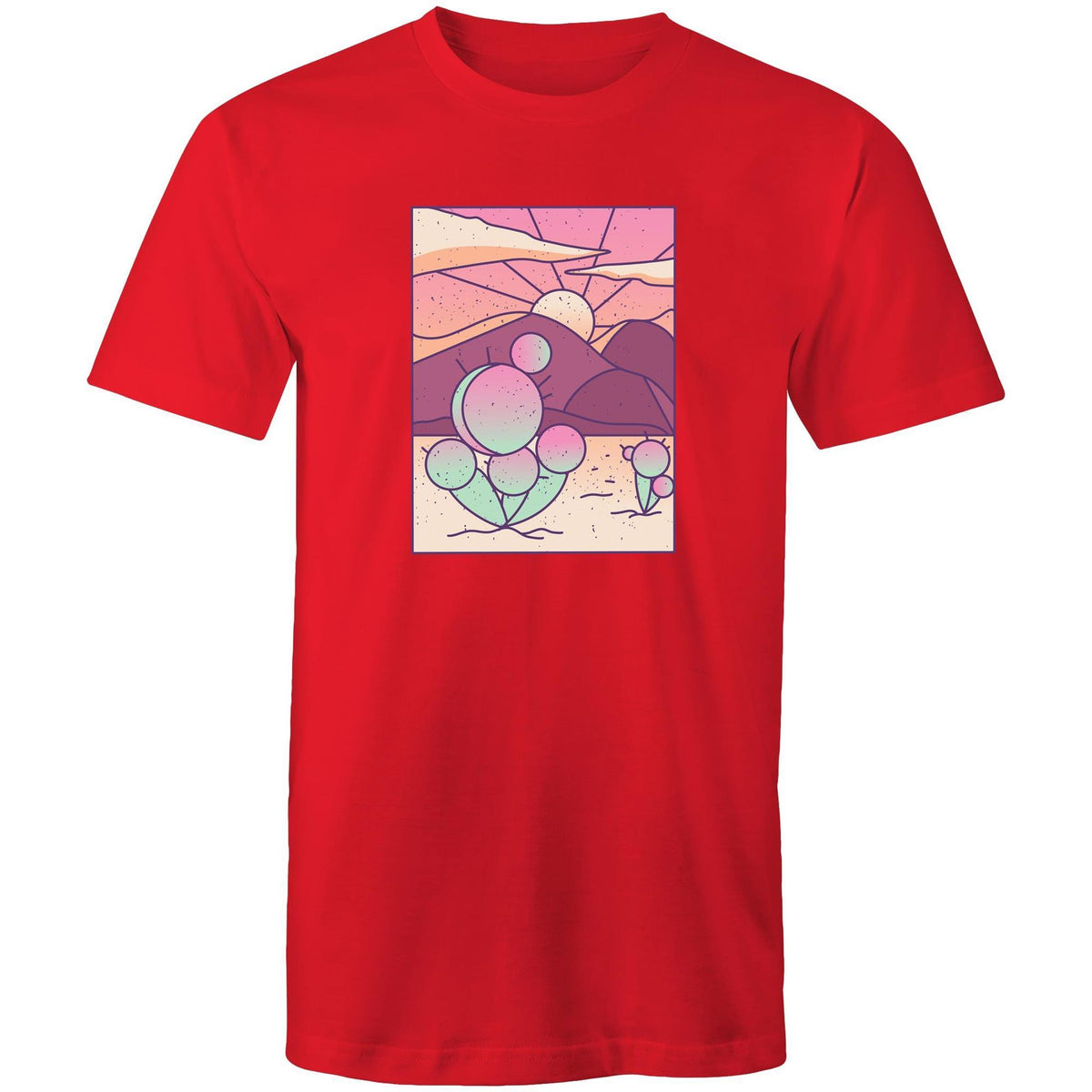 Men's Desert Landscape Art T-shirt