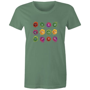 Women's Horoscope Badge T-shirt