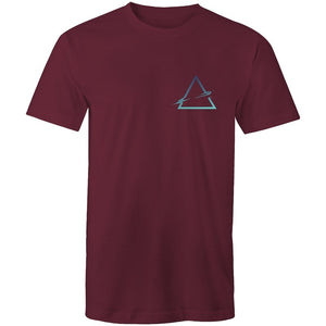 Men's Torn Tri-Angle Pocket Long T-shirt