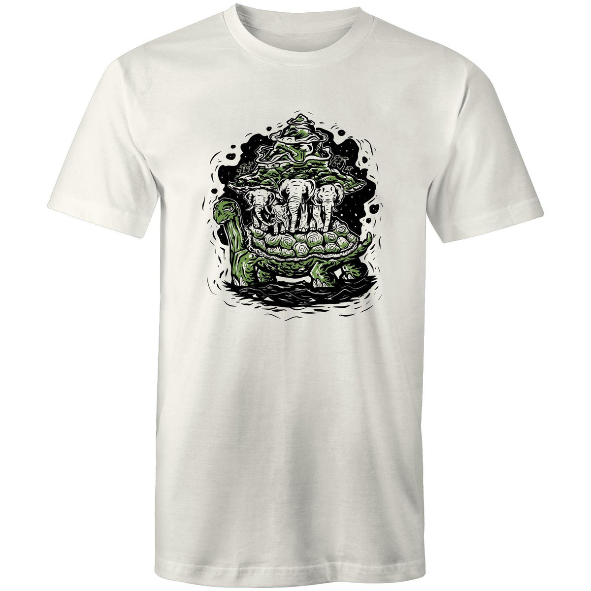 Men's Flat Earth Turtle T-shirt