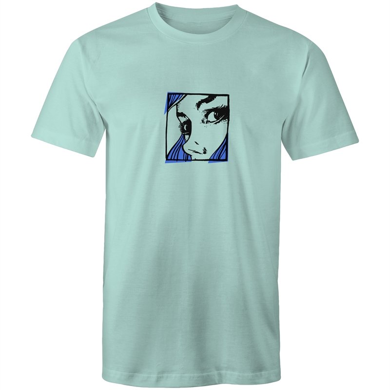 Men's Abstract Framed Girl T-shirt