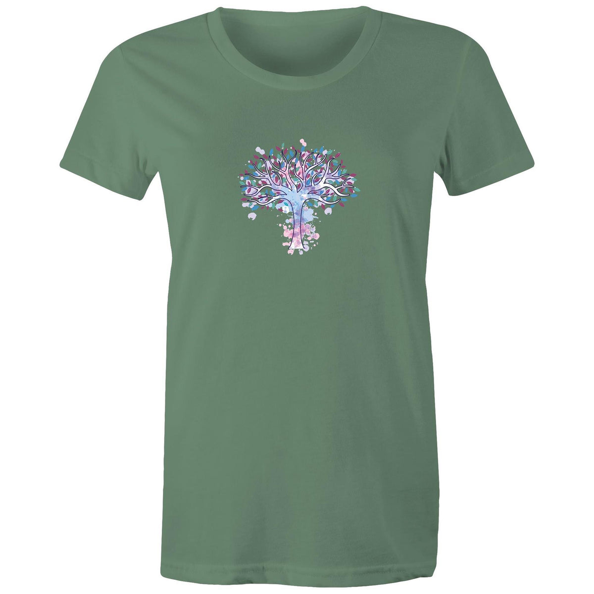 Women's Tree Of Life Watercolour T-shirt