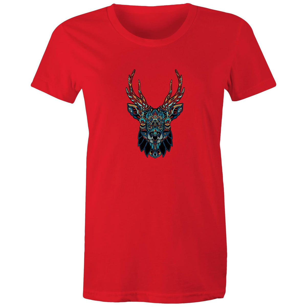 Women's Mandala Moose T-shirt