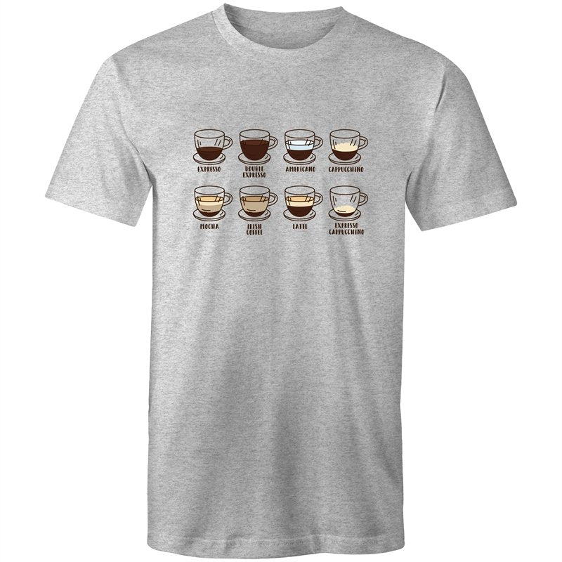 Men's Coffee Type T-shirt