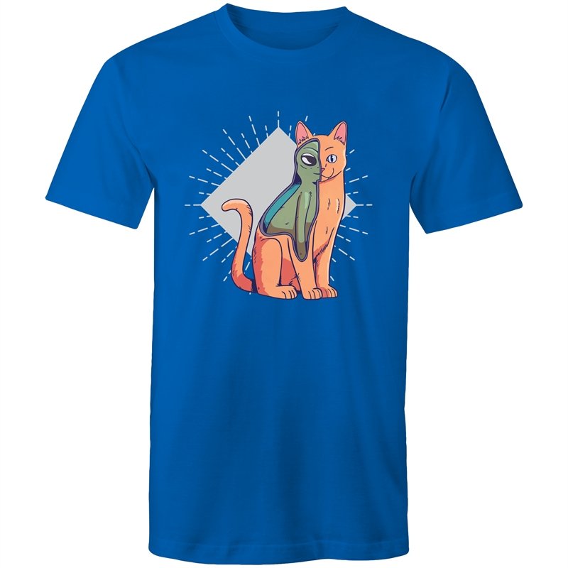 Men's Abstract Cat Alien T-shirt